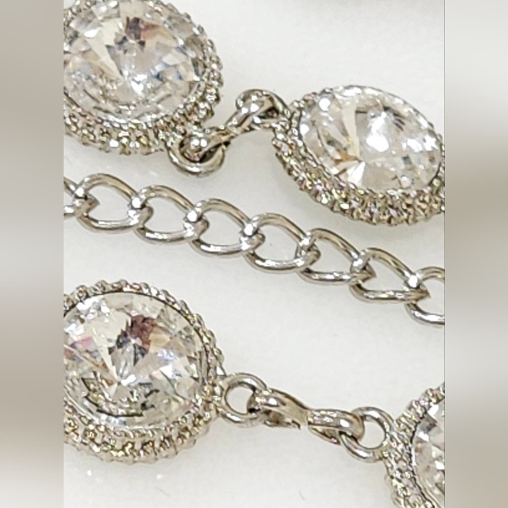 Round Clear Rhinestones Adjustable Belt - Picture 9 of 12